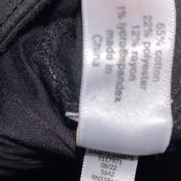 Lane Bryant Black Signature Fit Sateen Mid Rise Stretch Skinny Jean Plus Size 28 - Picture 9 of 13